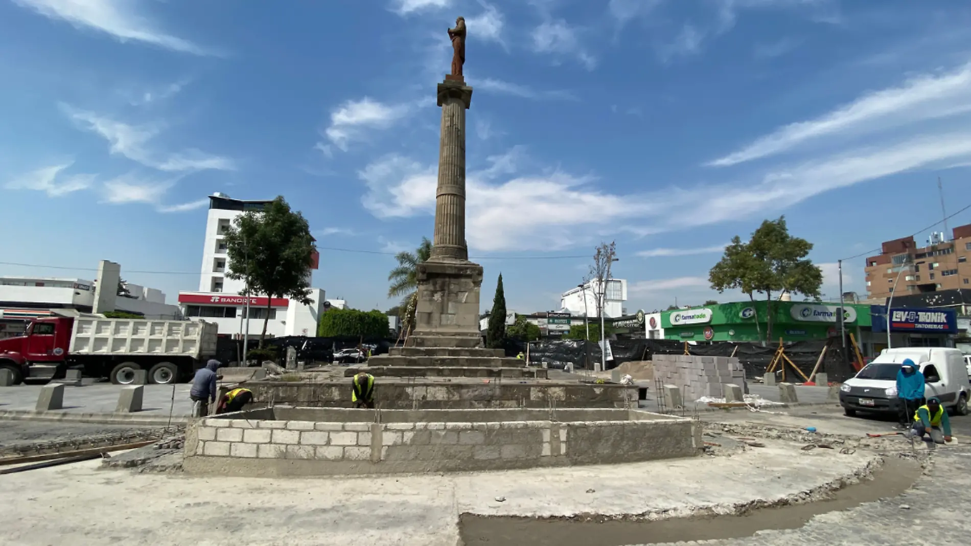 Intervención de Avenida Juárez lleva un 90 de avance